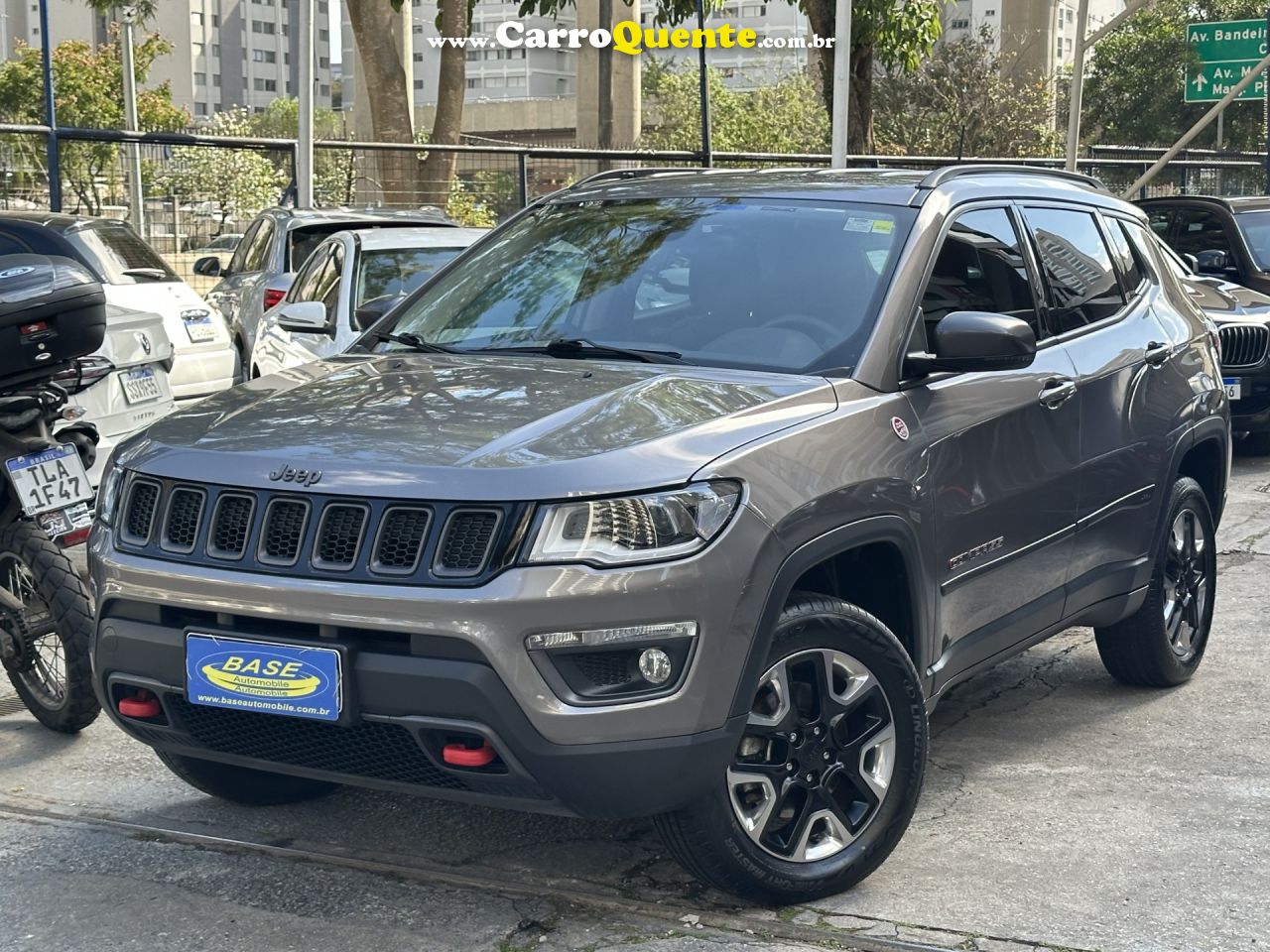 JEEP   COMPASS TRAILHAWK 2.0 4X4 DIES. 16V AUT.   CINZA 2017 2.0 TD DIESEL - Loja