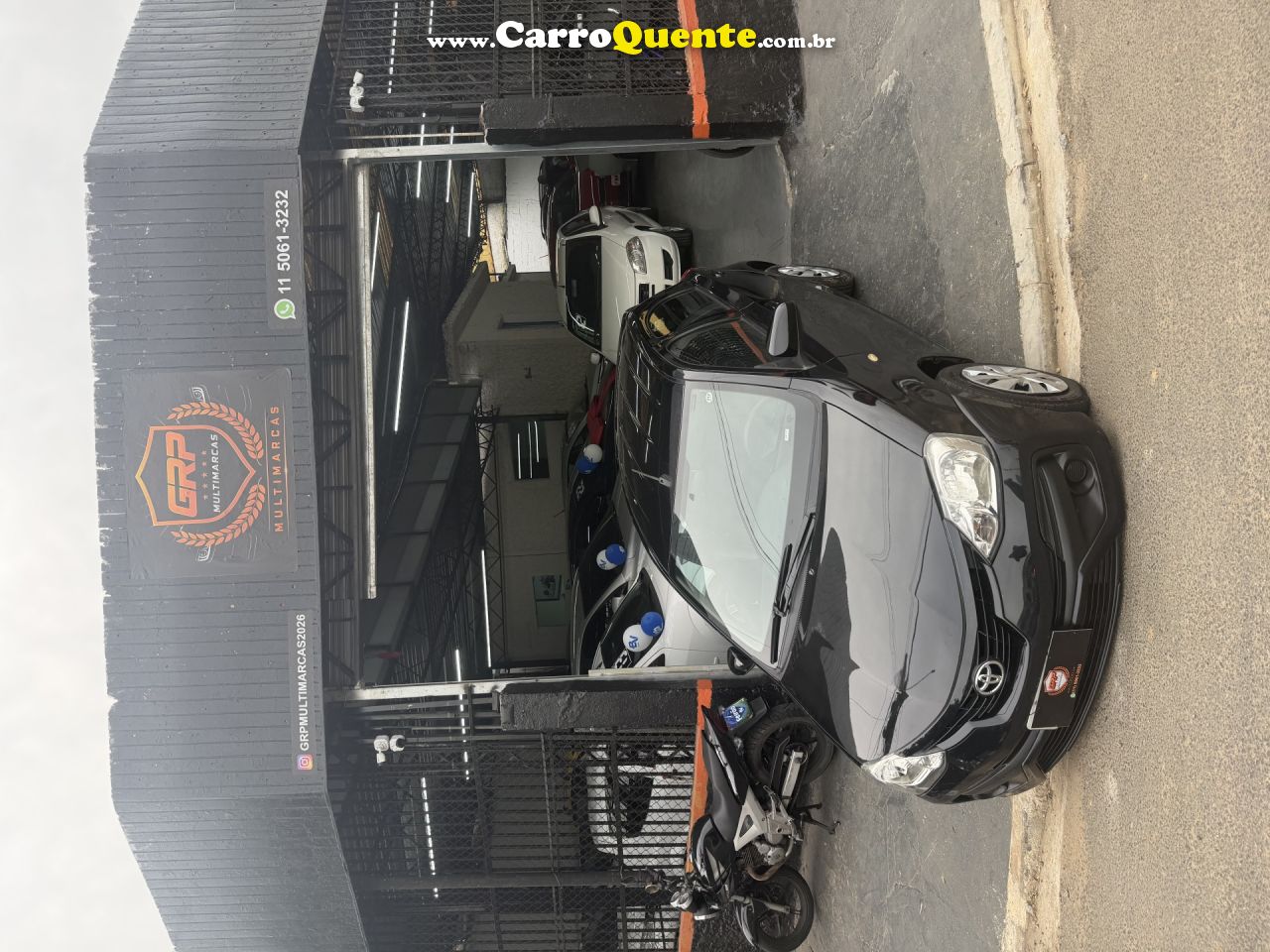 TOYOTA   ETIOS X 1.3 FLEX 16V 5P MEC.   PRETO 2018 1.3 FLEX - Loja