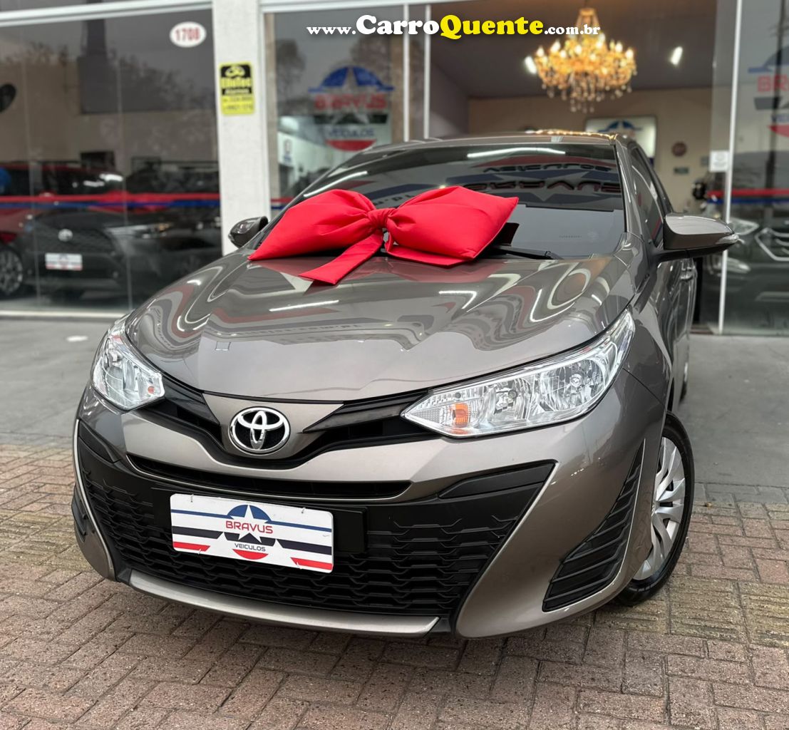 TOYOTA   YARIS XL 1.3 FLEX 16V 5P AUT.   CINZA 2020 1.3 FLEX - Loja
