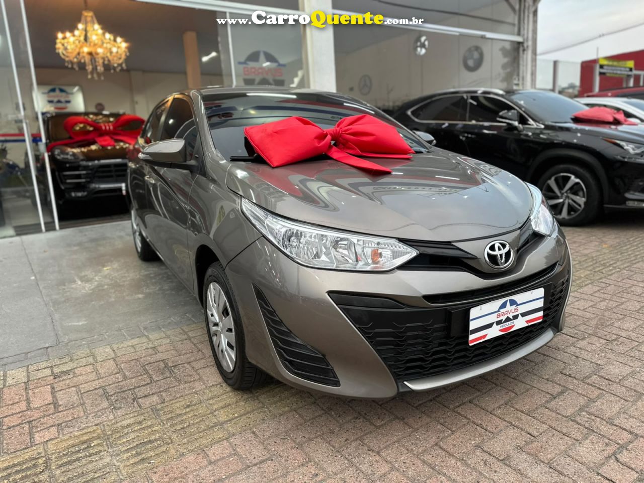 TOYOTA   YARIS XL 1.3 FLEX 16V 5P AUT.   CINZA 2020 1.3 FLEX - Loja