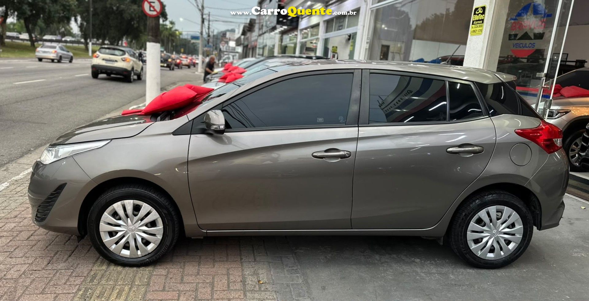 TOYOTA   YARIS XL 1.3 FLEX 16V 5P AUT.   CINZA 2020 1.3 FLEX - Loja
