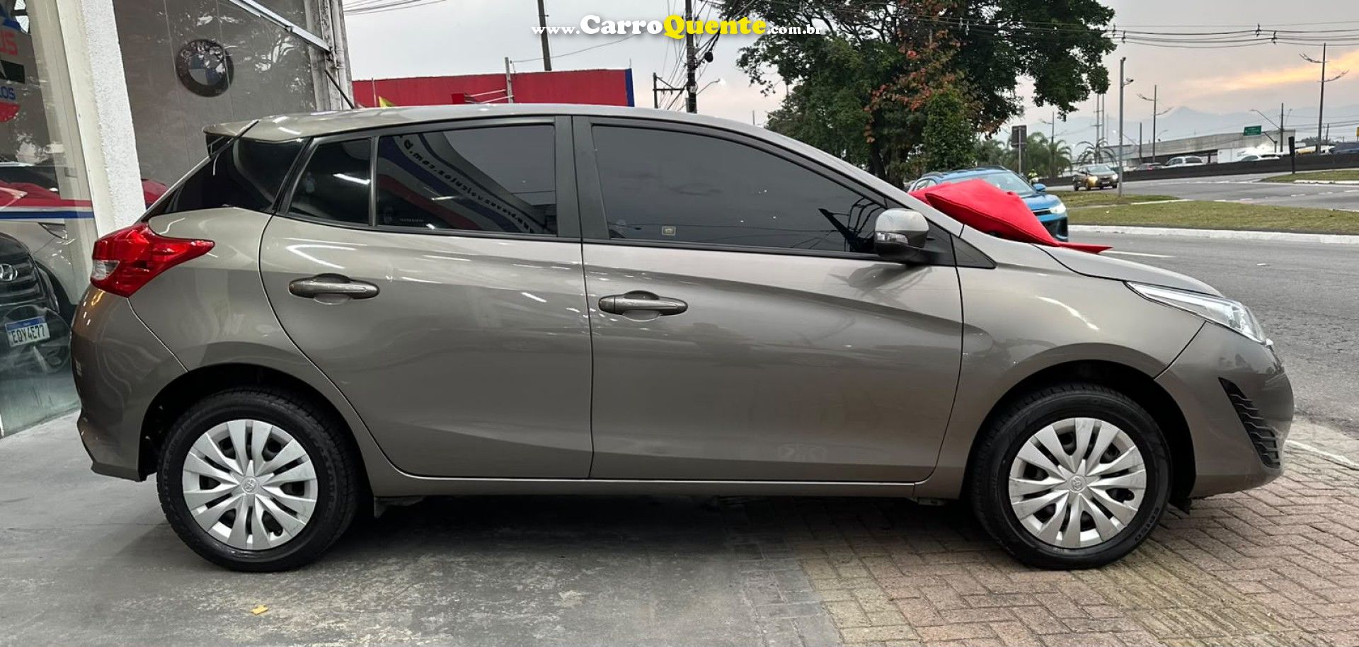 TOYOTA   YARIS XL 1.3 FLEX 16V 5P AUT.   CINZA 2020 1.3 FLEX - Loja