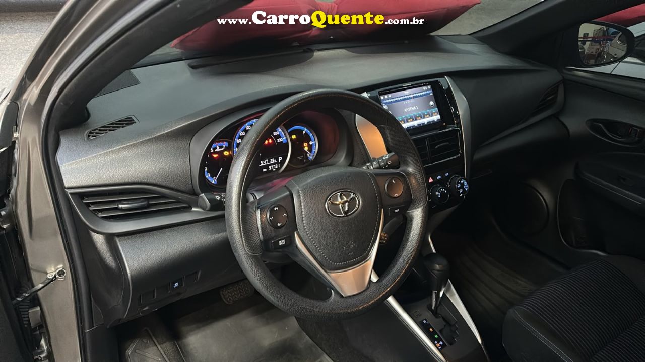 TOYOTA   YARIS XL 1.3 FLEX 16V 5P AUT.   CINZA 2020 1.3 FLEX - Loja
