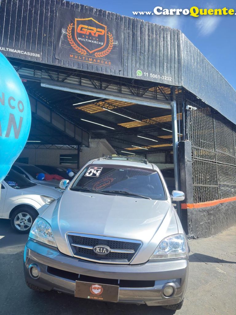 KIA   SORENTO EX 3.5 V6 24V 197CV 4X4 AUT.   PRATA 2004 3.5 GASOLINA - Loja