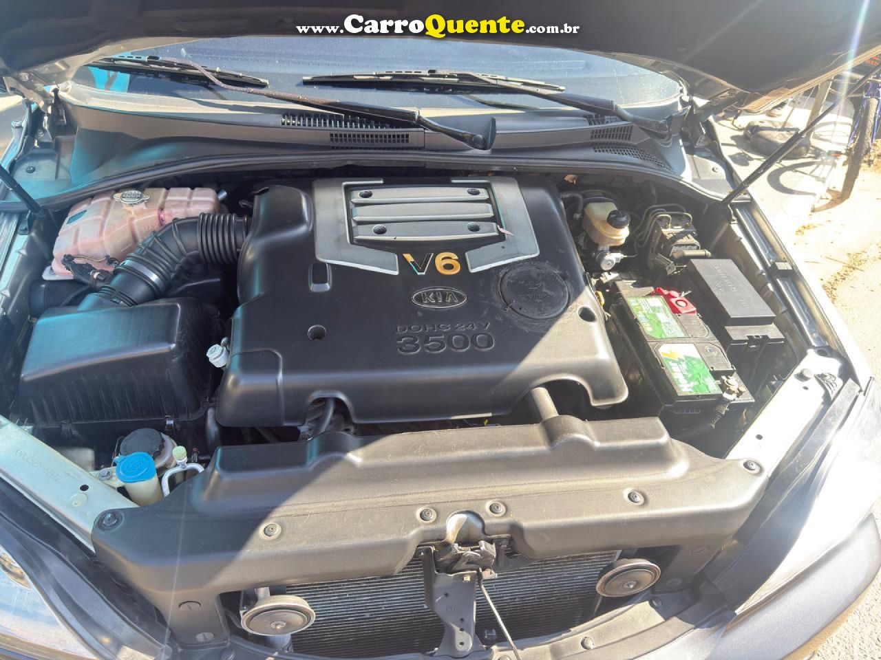 KIA   SORENTO EX 3.5 V6 24V 197CV 4X4 AUT.   PRATA 2004 3.5 GASOLINA - Loja