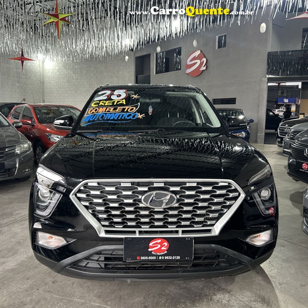 HYUNDAI   CRETA COMFORT 1.0 TB 12V FLEX AUT.   PRETO 2025 1.0 FLEX - Loja