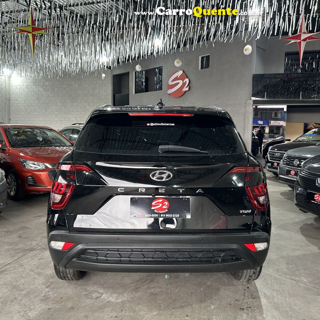 HYUNDAI   CRETA COMFORT 1.0 TB 12V FLEX AUT.   PRETO 2025 1.0 FLEX - Loja
