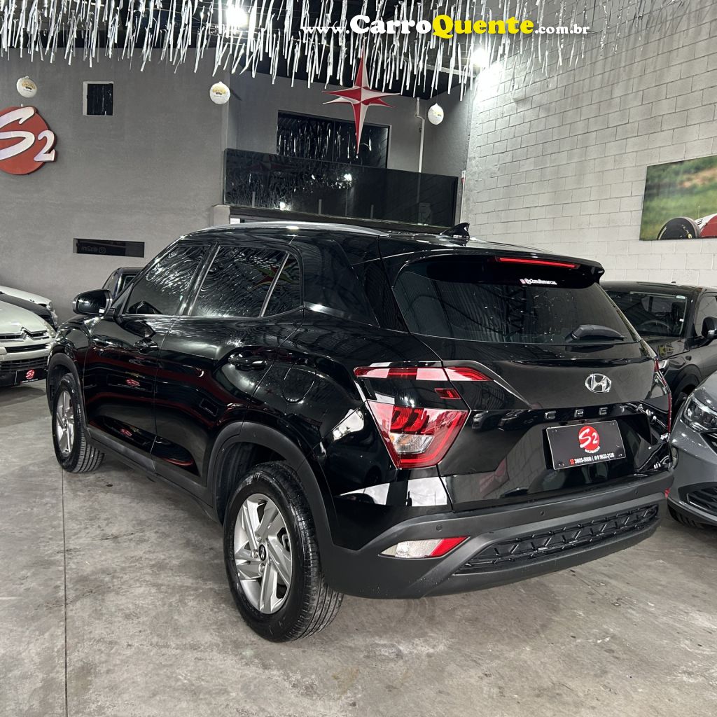 HYUNDAI   CRETA COMFORT 1.0 TB 12V FLEX AUT.   PRETO 2025 1.0 FLEX - Loja