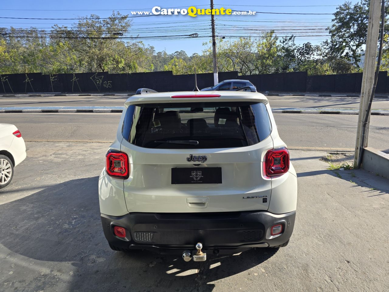 JEEP   RENEGADE LIMITED 1.8 4X2 FLEX 16V AUT.   BRANCO 2021 1.8 FLEX - Loja