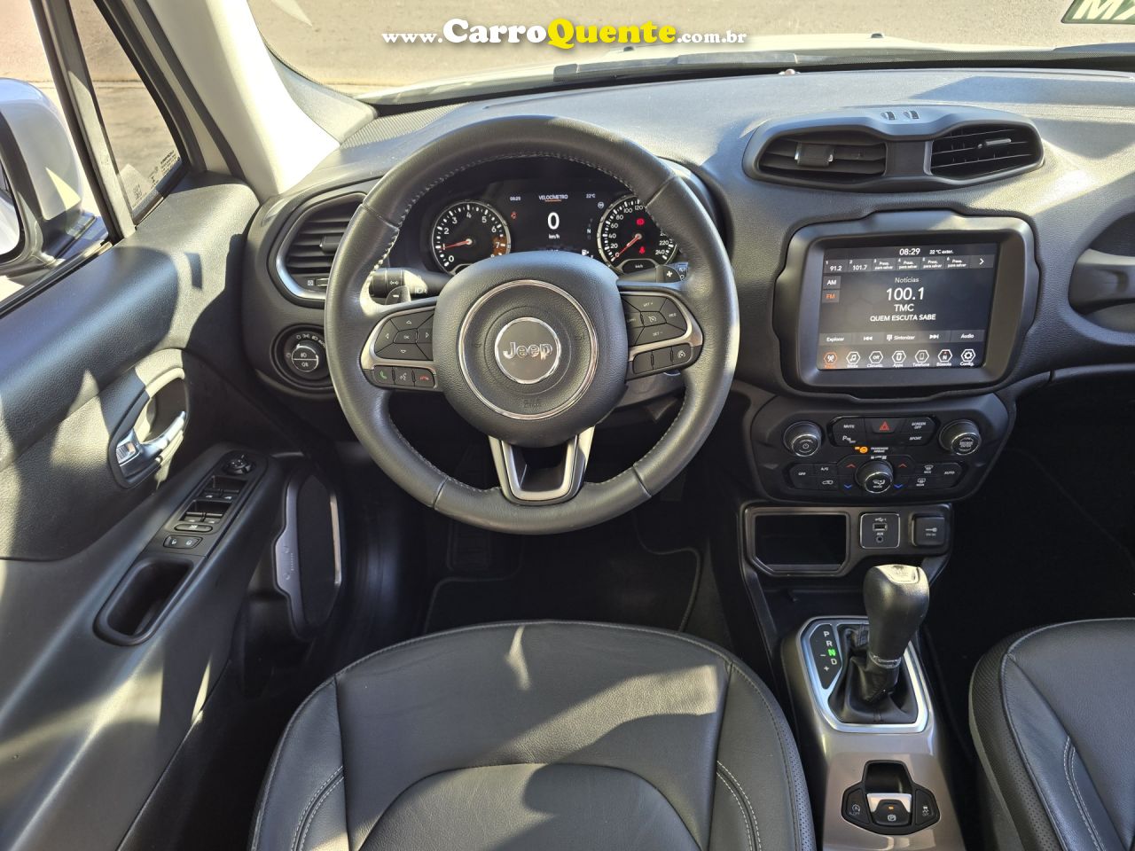 JEEP   RENEGADE LIMITED 1.8 4X2 FLEX 16V AUT.   BRANCO 2021 1.8 FLEX - Loja