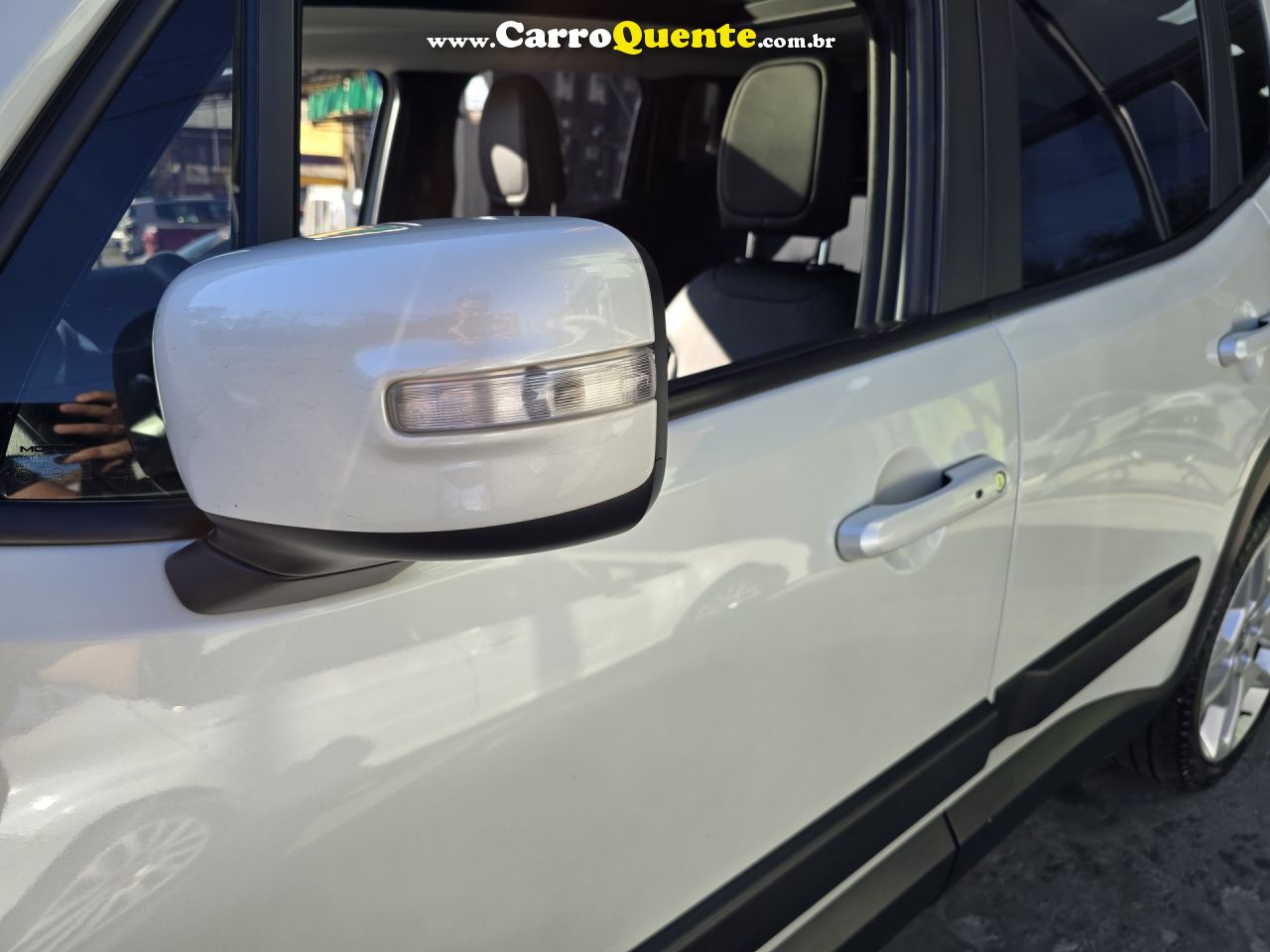 JEEP   RENEGADE LIMITED 1.8 4X2 FLEX 16V AUT.   BRANCO 2021 1.8 FLEX - Loja