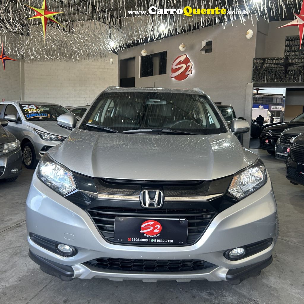 HONDA   HR-V EX 1.8 FLEXONE 16V 5P AUT.   PRATA 2016 1.8 GASOLINA - Loja