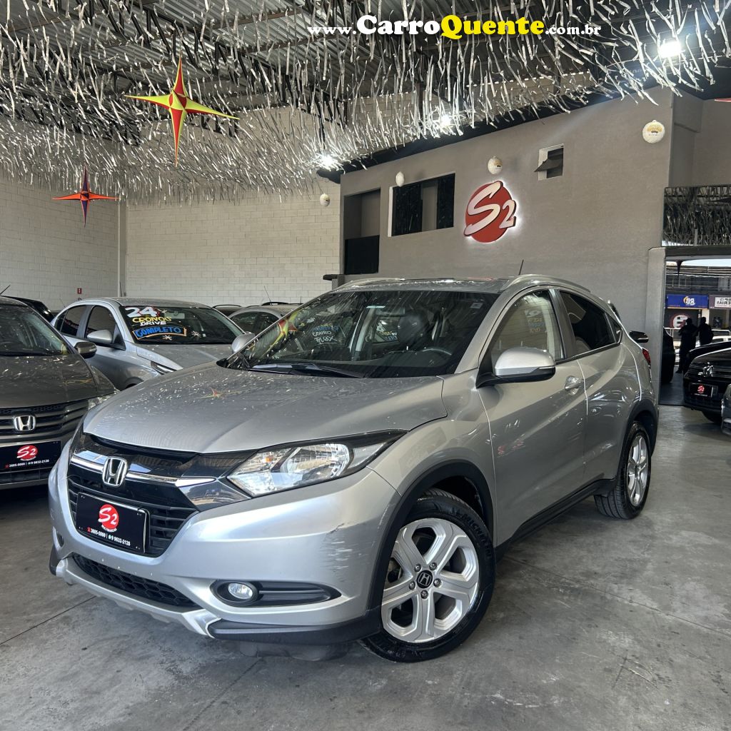 HONDA   HR-V EX 1.8 FLEXONE 16V 5P AUT.   PRATA 2016 1.8 GASOLINA - Loja