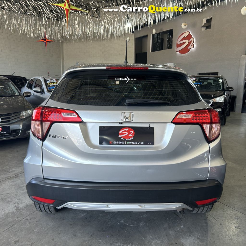 HONDA   HR-V EX 1.8 FLEXONE 16V 5P AUT.   PRATA 2016 1.8 GASOLINA - Loja