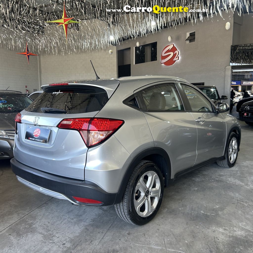 HONDA   HR-V EX 1.8 FLEXONE 16V 5P AUT.   PRATA 2016 1.8 GASOLINA - Loja