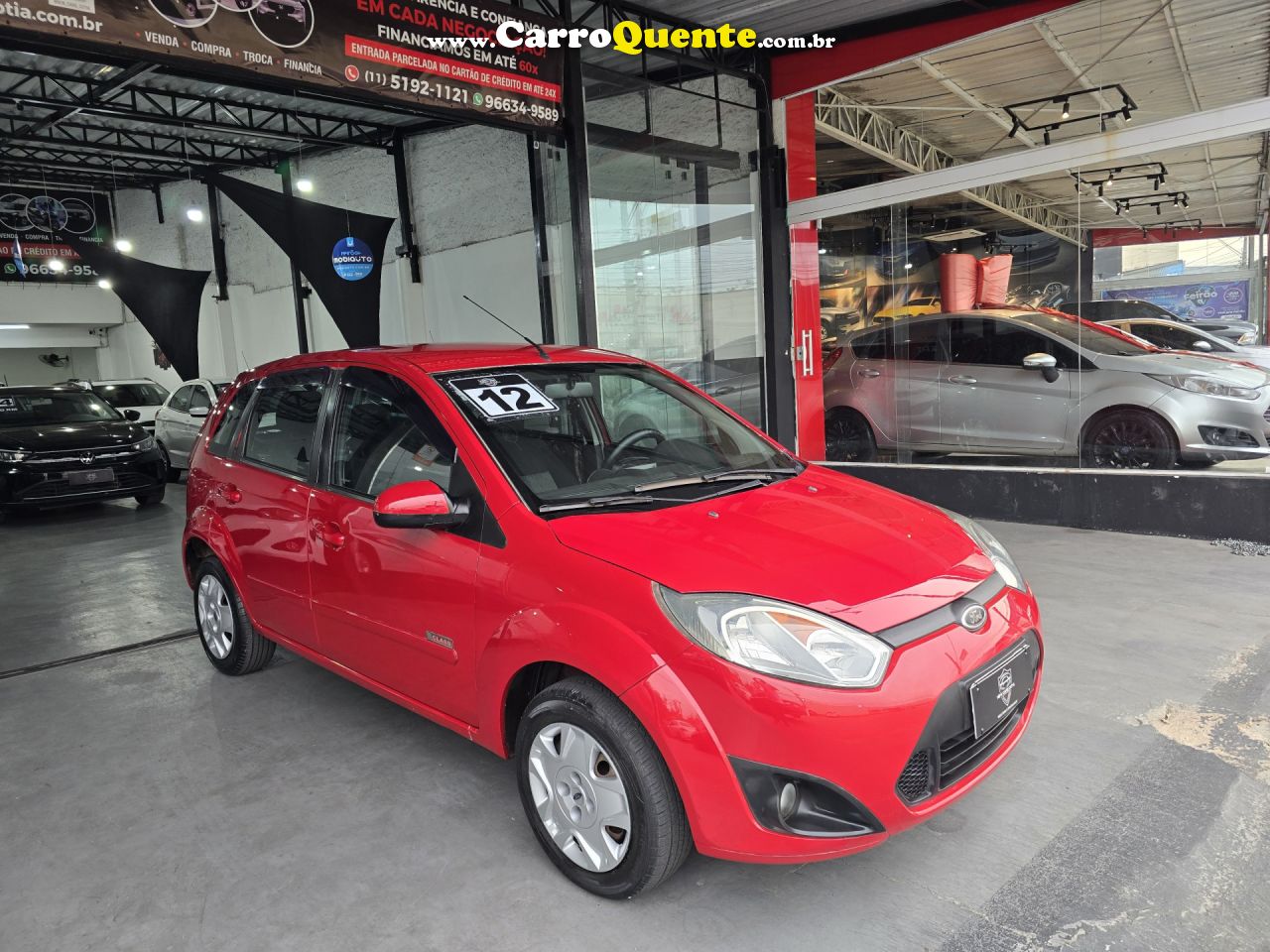 FORD   FIESTA 1.6 8V FLEXCLASS 1.6 8V FLEX 5P   VERMELHO 2012 1.6 FLEX - Loja
