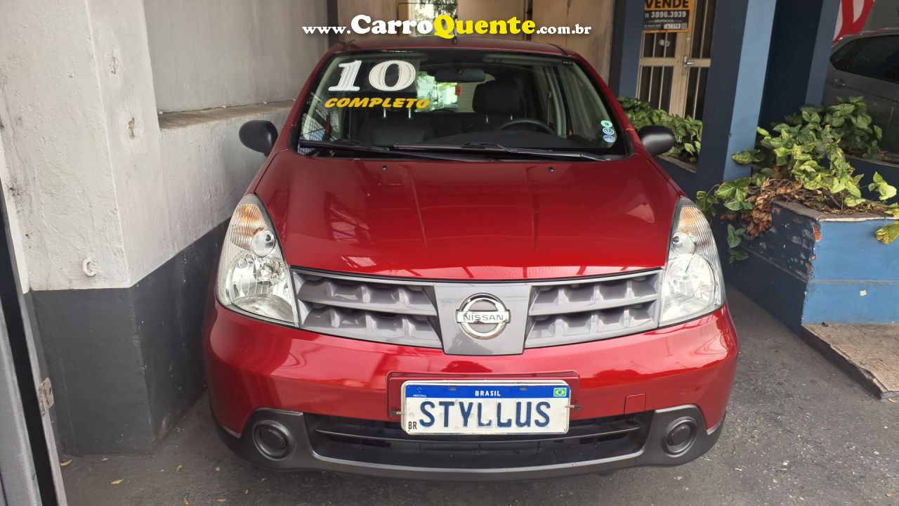 NISSAN   LIVINA S 1.6 16V FLEX FUEL MEC.   VERMELHO 2010 1.6 FLEX - Loja