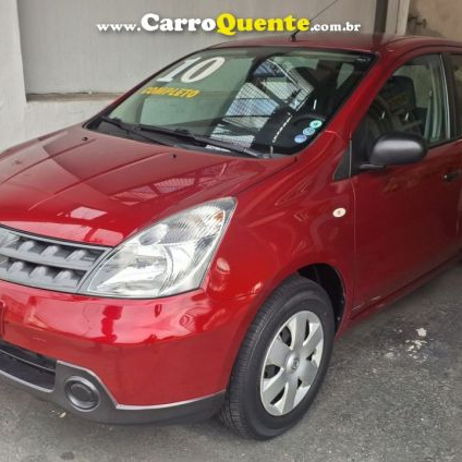 NISSAN   LIVINA S 1.6 16V FLEX FUEL MEC.   VERMELHO 2010 1.6 FLEX