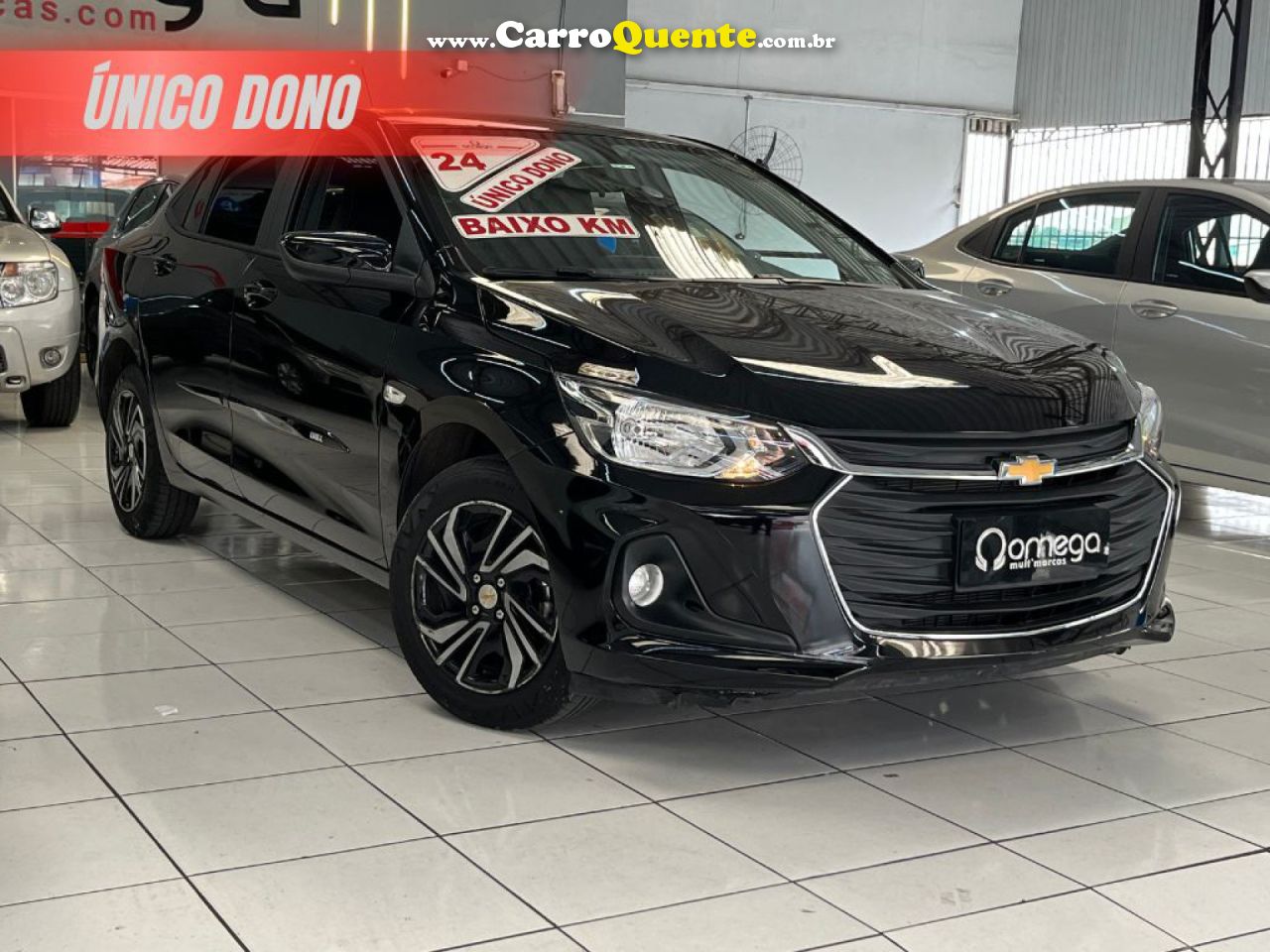 CHEVROLET   ONIX SEDAN PLUS LT 1.0 12V FLEX 4P MEC.   PRETO 2024 1.0 FLEX - Loja