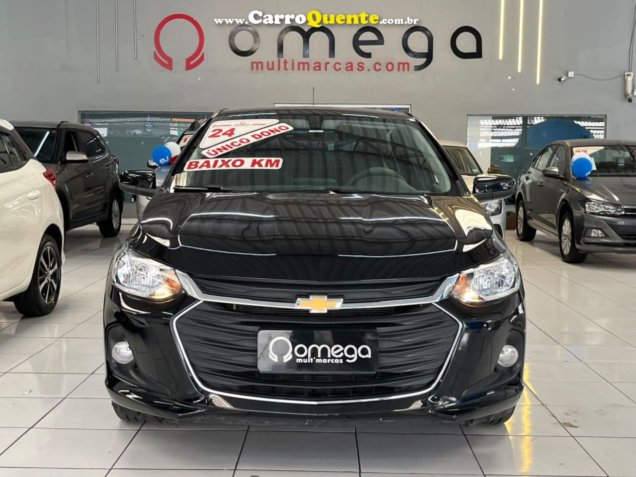 CHEVROLET   ONIX SEDAN PLUS LT 1.0 12V FLEX 4P MEC.   PRETO 2024 1.0 FLEX - Loja