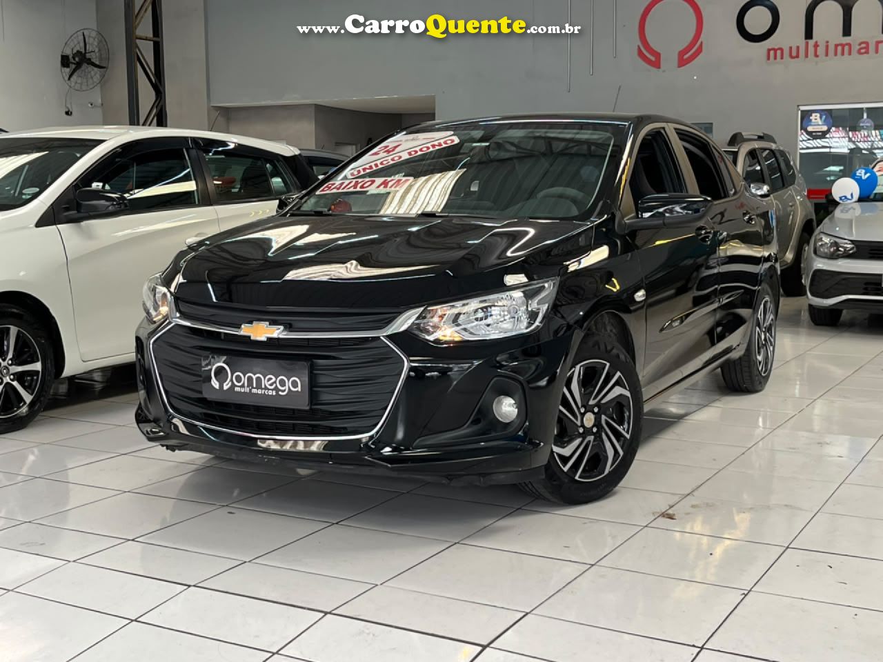 CHEVROLET   ONIX SEDAN PLUS LT 1.0 12V FLEX 4P MEC.   PRETO 2024 1.0 FLEX - Loja