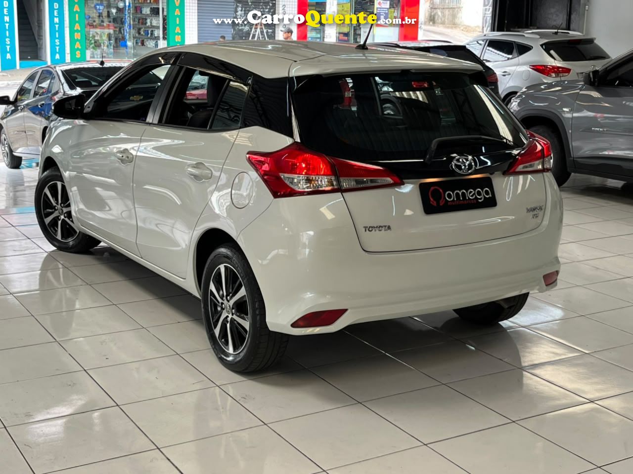 TOYOTA   YARIS XS 1.5 FLEX 16V 5P AUT.   BRANCO 2019 1.5 FLEX - Loja