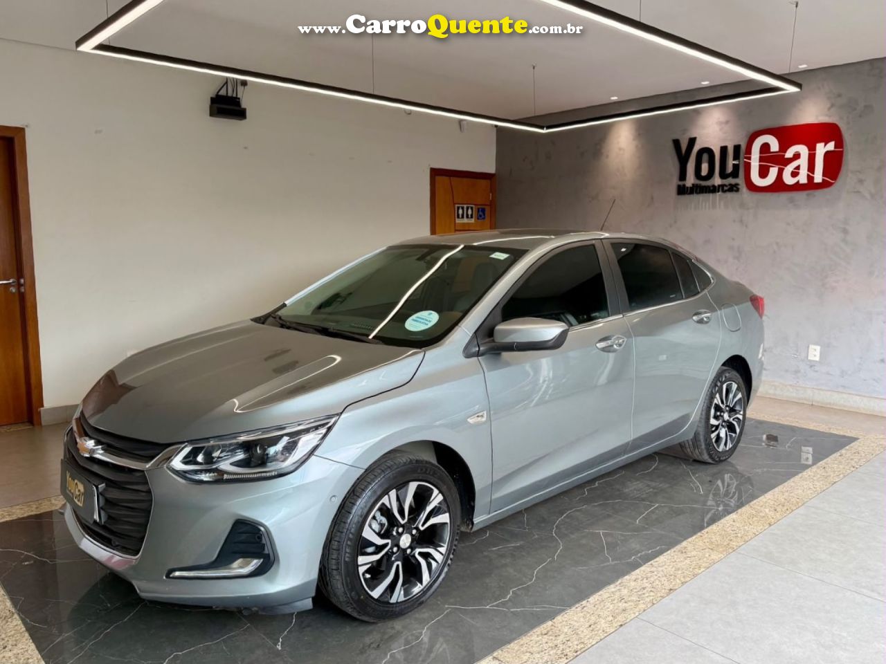 CHEVROLET   ONIX SED. PLUS PREM. 1.0 12V TB FLEX AUT   PRATA 2025 1.0 FLEX - Loja