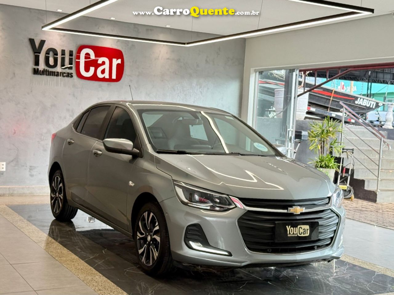 CHEVROLET   ONIX SED. PLUS PREM. 1.0 12V TB FLEX AUT   PRATA 2025 1.0 FLEX - Loja