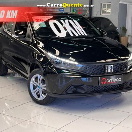 FIAT   ARGO DRIVE 1.3 8V FLEX AUT.   PRETO 2026 1.3 FLEX