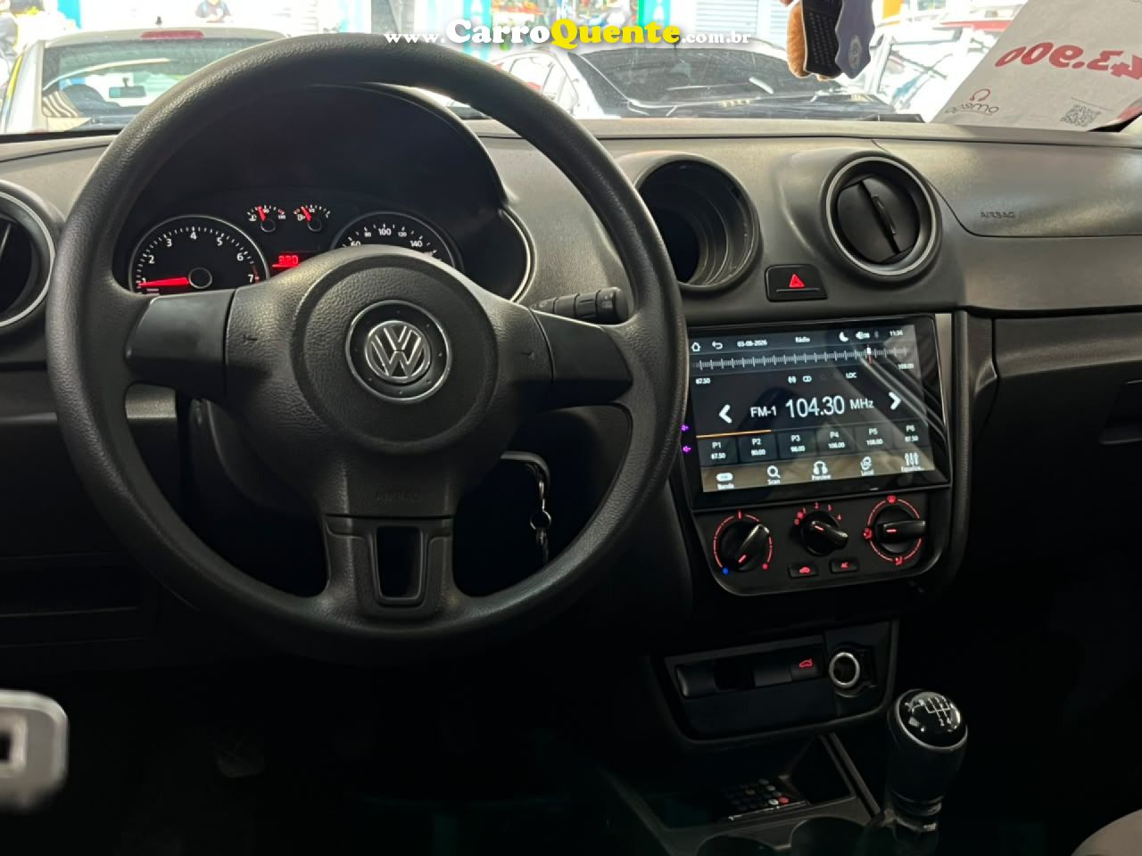 VOLKSWAGEN   GOL CITY (TREND) 1.6 MI T.FLEX 8V 4P   PRATA 2015 1.6 FLEX - Loja