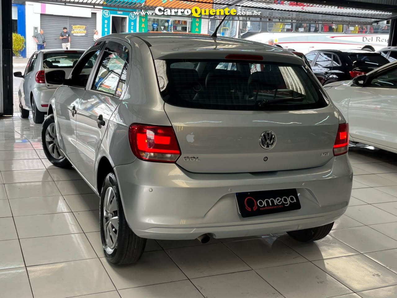 VOLKSWAGEN   GOL CITY (TREND) 1.6 MI T.FLEX 8V 4P   PRATA 2015 1.6 FLEX - Loja