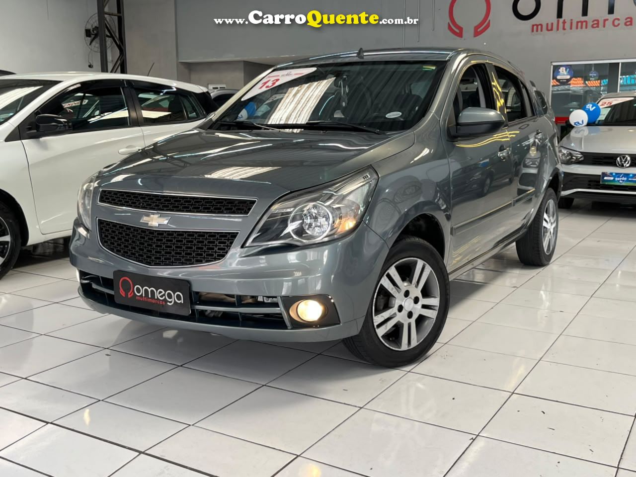CHEVROLET   AGILE LTZ 1.4 MPFI 8V FLEXPOWER 5P   CINZA 2013 1.4 FLEX - Loja