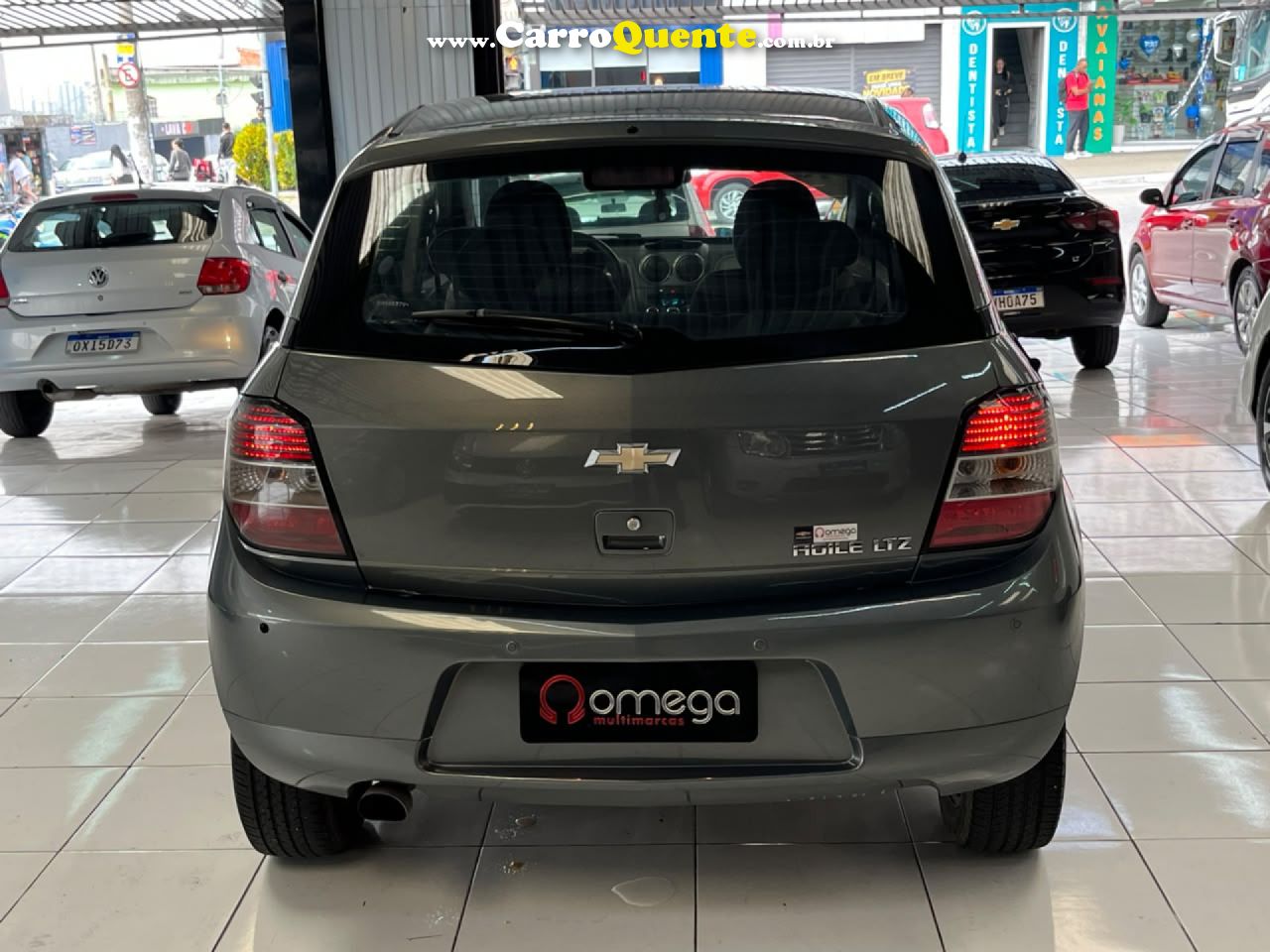 CHEVROLET   AGILE LTZ 1.4 MPFI 8V FLEXPOWER 5P   CINZA 2013 1.4 FLEX - Loja