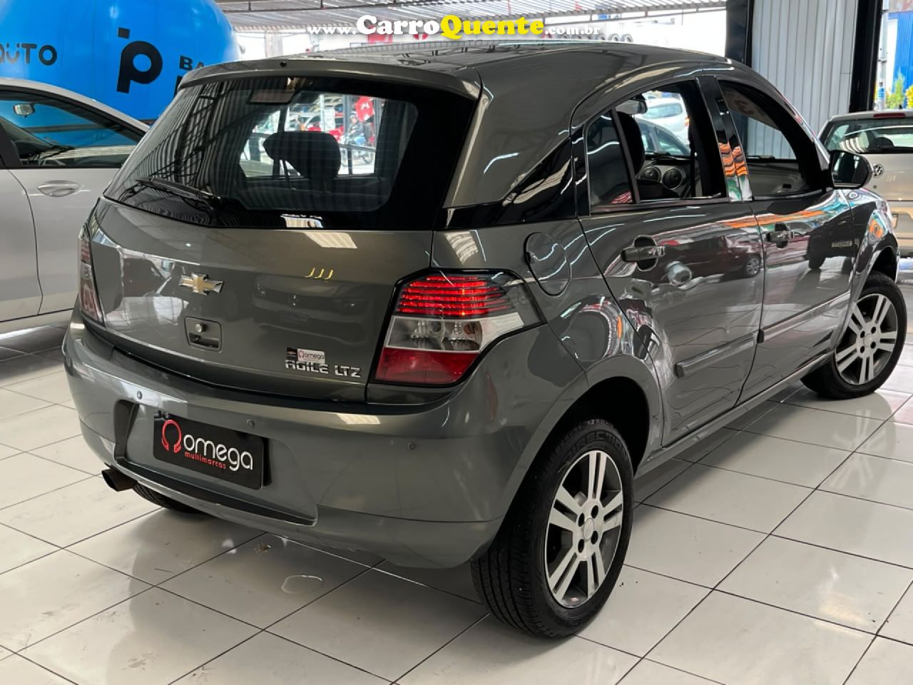 CHEVROLET   AGILE LTZ 1.4 MPFI 8V FLEXPOWER 5P   CINZA 2013 1.4 FLEX - Loja