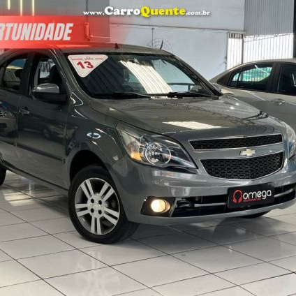CHEVROLET   AGILE LTZ 1.4 MPFI 8V FLEXPOWER 5P   CINZA 2013 1.4 FLEX