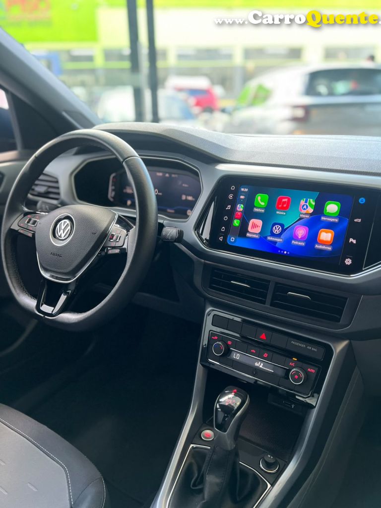 VOLKSWAGEN   T-CROSS COMFORTLINE 1.0 TSI FLEX 5P AUT.   AZUL 2021 1.0 FLEX - Loja