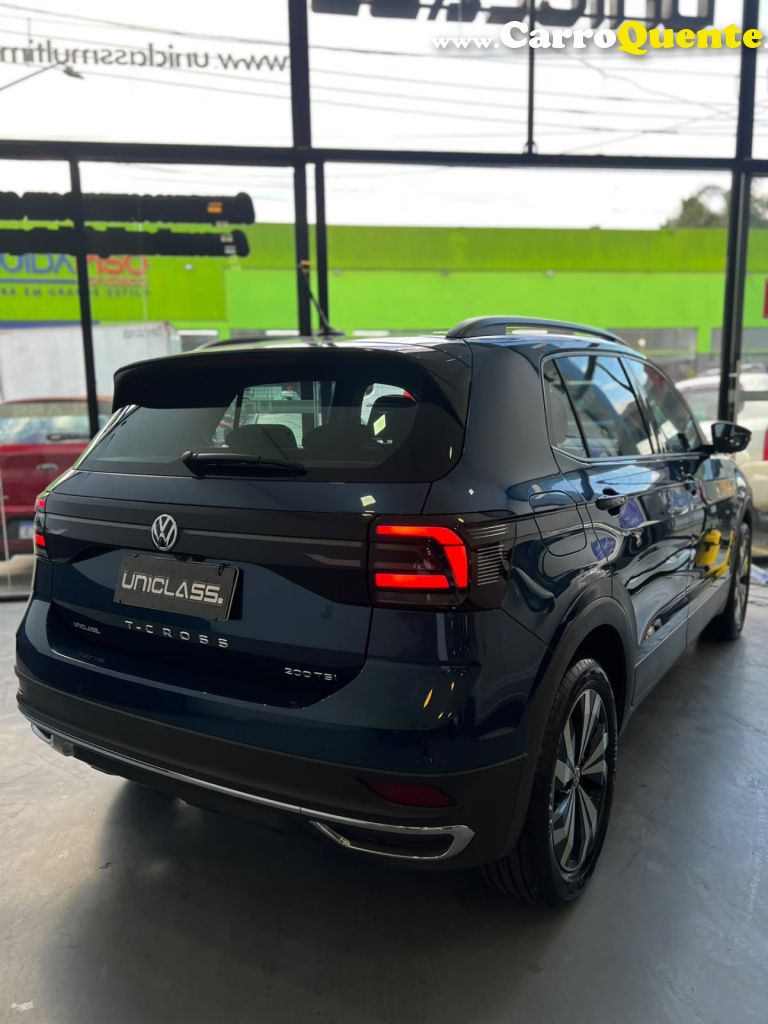 VOLKSWAGEN   T-CROSS COMFORTLINE 1.0 TSI FLEX 5P AUT.   AZUL 2021 1.0 FLEX - Loja