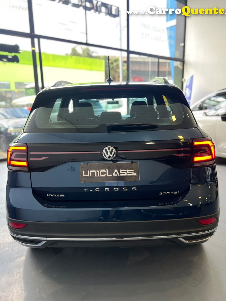 VOLKSWAGEN   T-CROSS COMFORTLINE 1.0 TSI FLEX 5P AUT.   AZUL 2021 1.0 FLEX - Loja