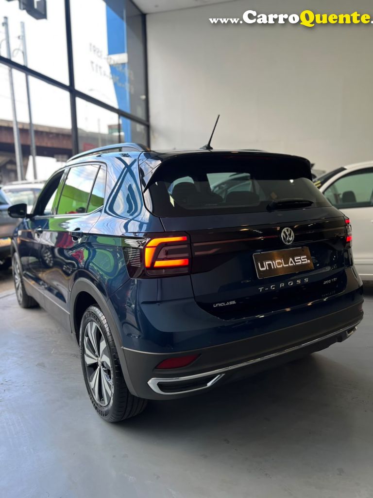 VOLKSWAGEN   T-CROSS COMFORTLINE 1.0 TSI FLEX 5P AUT.   AZUL 2021 1.0 FLEX - Loja