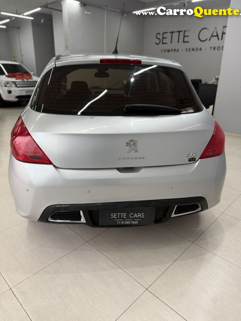 PEUGEOT   308 ALLURE 2.0 FLEX 16V 5P AUT.   PRATA 2013 2.0 FLEX - Loja