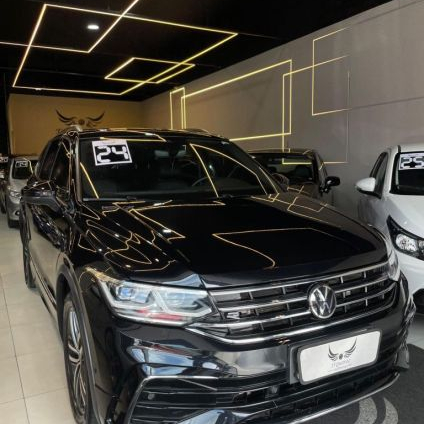 VOLKSWAGEN   TIGUAN ALL SPACE R-LINE 300 TSI 186 CV   PRETO 2024 2.0 GASOLINA