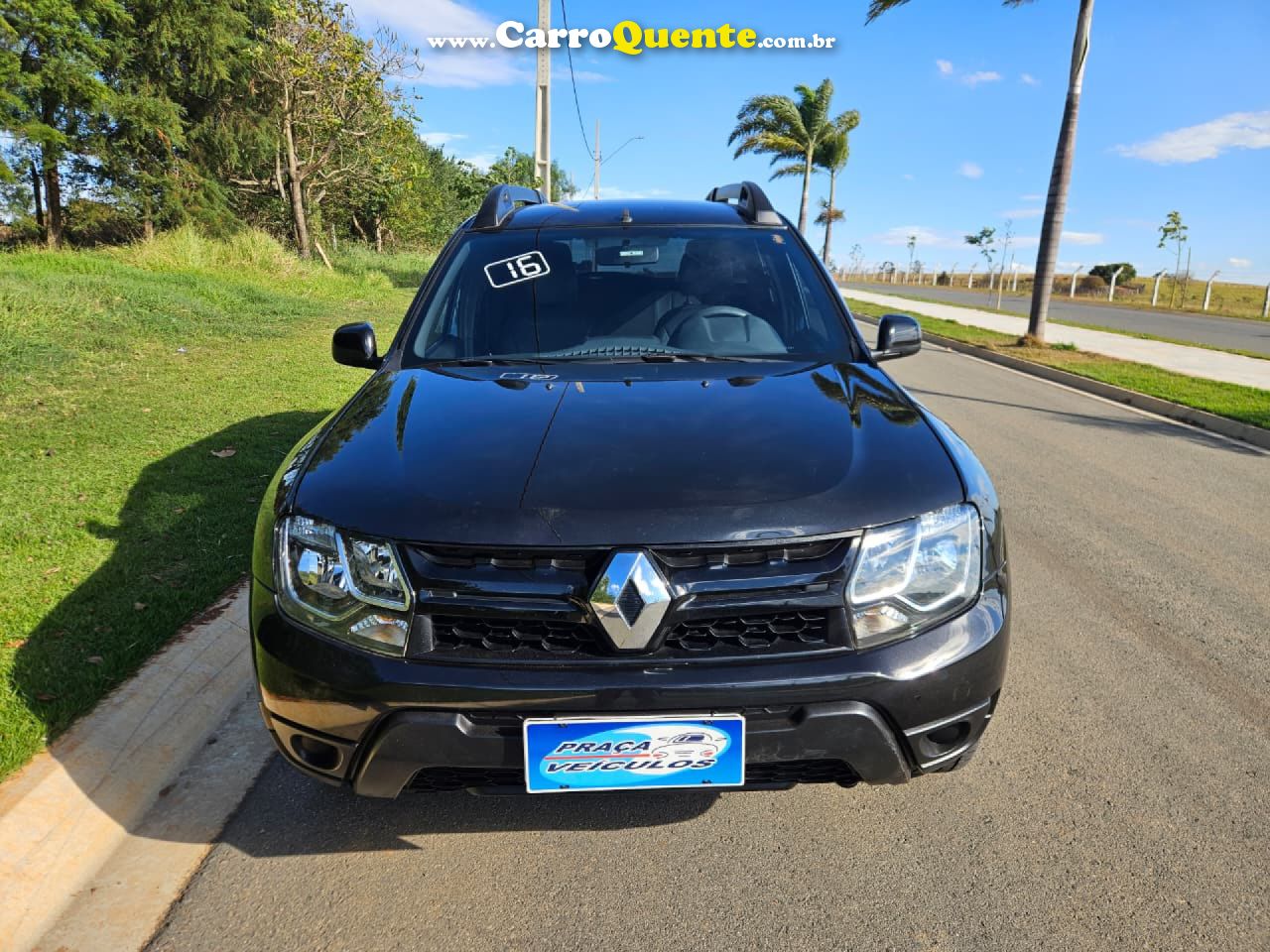 RENAULT   DUSTER EXPRESSION 1.6 HI-FLEX 16V MEC.   PRETO 2016 1.6 FLEX - Loja