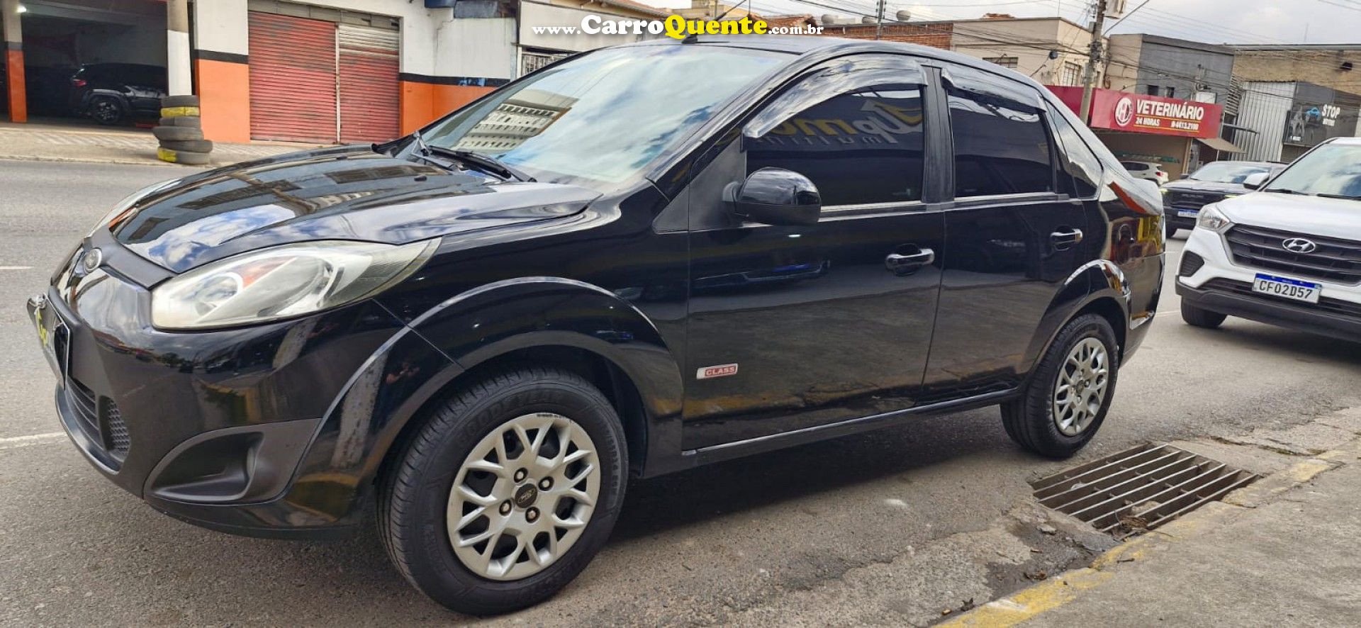 FORD   FIESTA SED. 1.6 8V FLEX 4P   PRETO 2012 1.6 FLEX - Loja