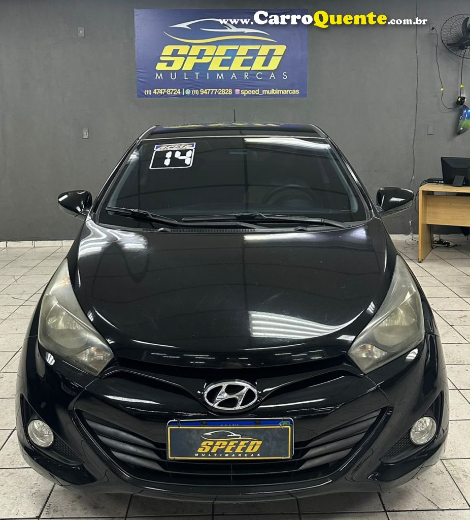 HYUNDAI   HB20 C.C.PLUSC.STYLE 1.6 FLEX 16V MEC.   PRETO 2014 1.6 FLEX - Loja