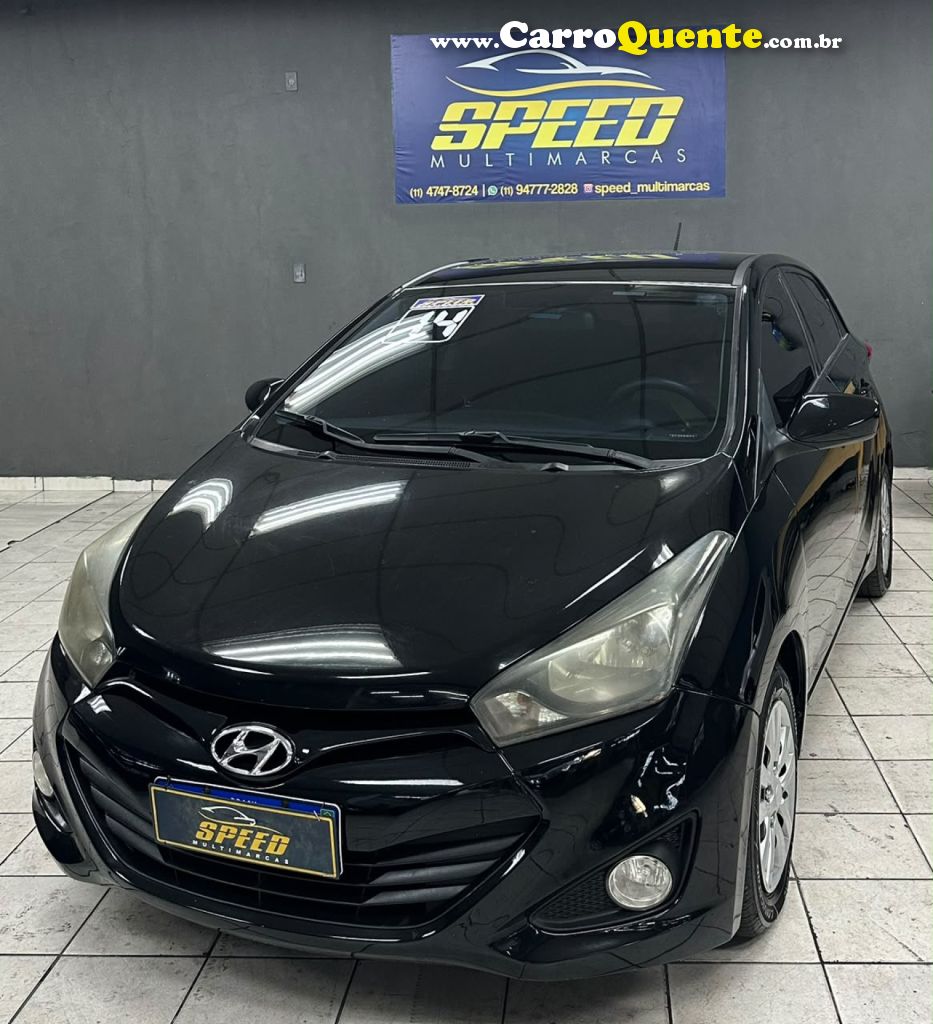 HYUNDAI   HB20 C.C.PLUSC.STYLE 1.6 FLEX 16V MEC.   PRETO 2014 1.6 FLEX - Loja