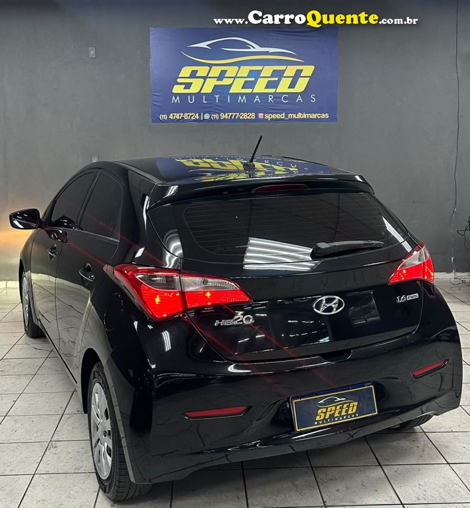 HYUNDAI   HB20 C.C.PLUSC.STYLE 1.6 FLEX 16V MEC.   PRETO 2014 1.6 FLEX - Loja