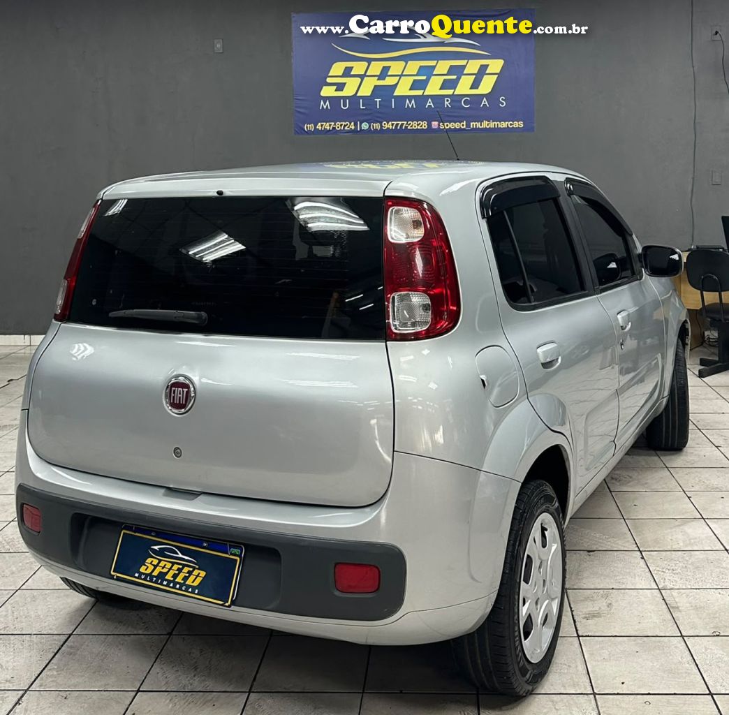 FIAT   UNO VIVACE CELEB. 1.0 EVO F.FLEX 8V 5P   PRATA 2014 1.0 FLEX - Loja