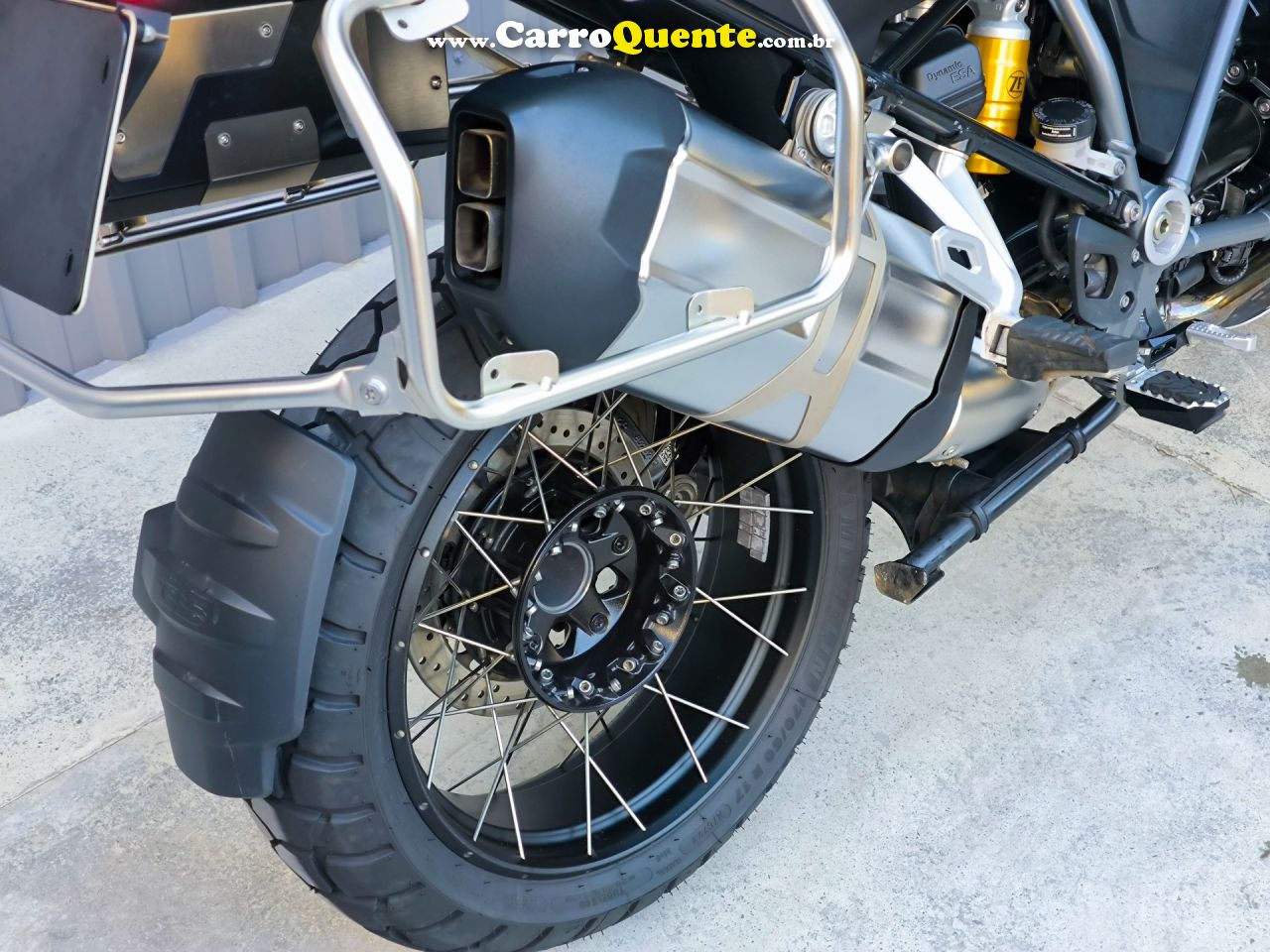 BMW   BMW R1250 GS ADVENTURE TRIPLE BLACK 719   PRETO 2024 1250 GASOLINA - Loja