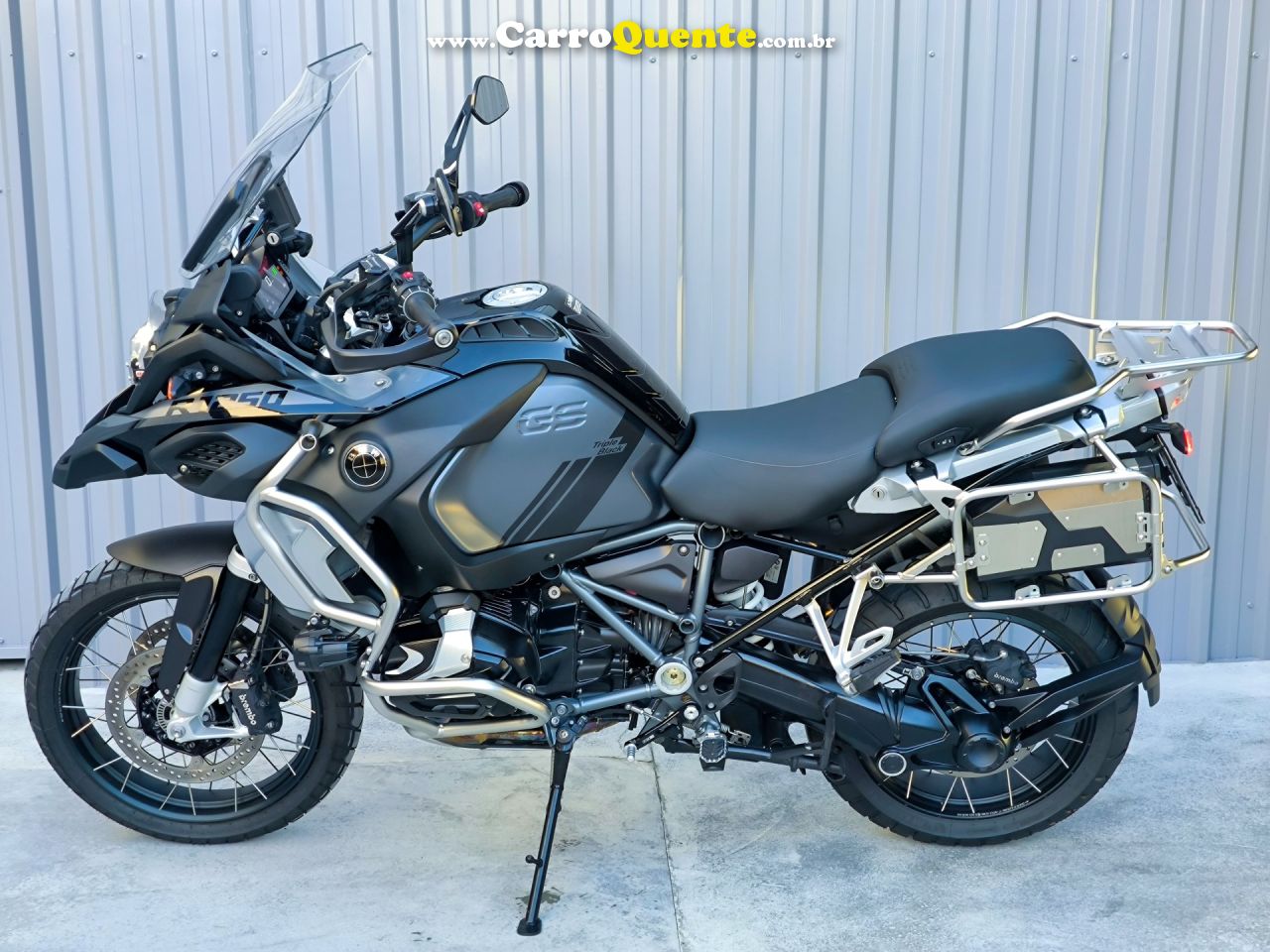 BMW   BMW R1250 GS ADVENTURE TRIPLE BLACK 719   PRETO 2024 1250 GASOLINA - Loja