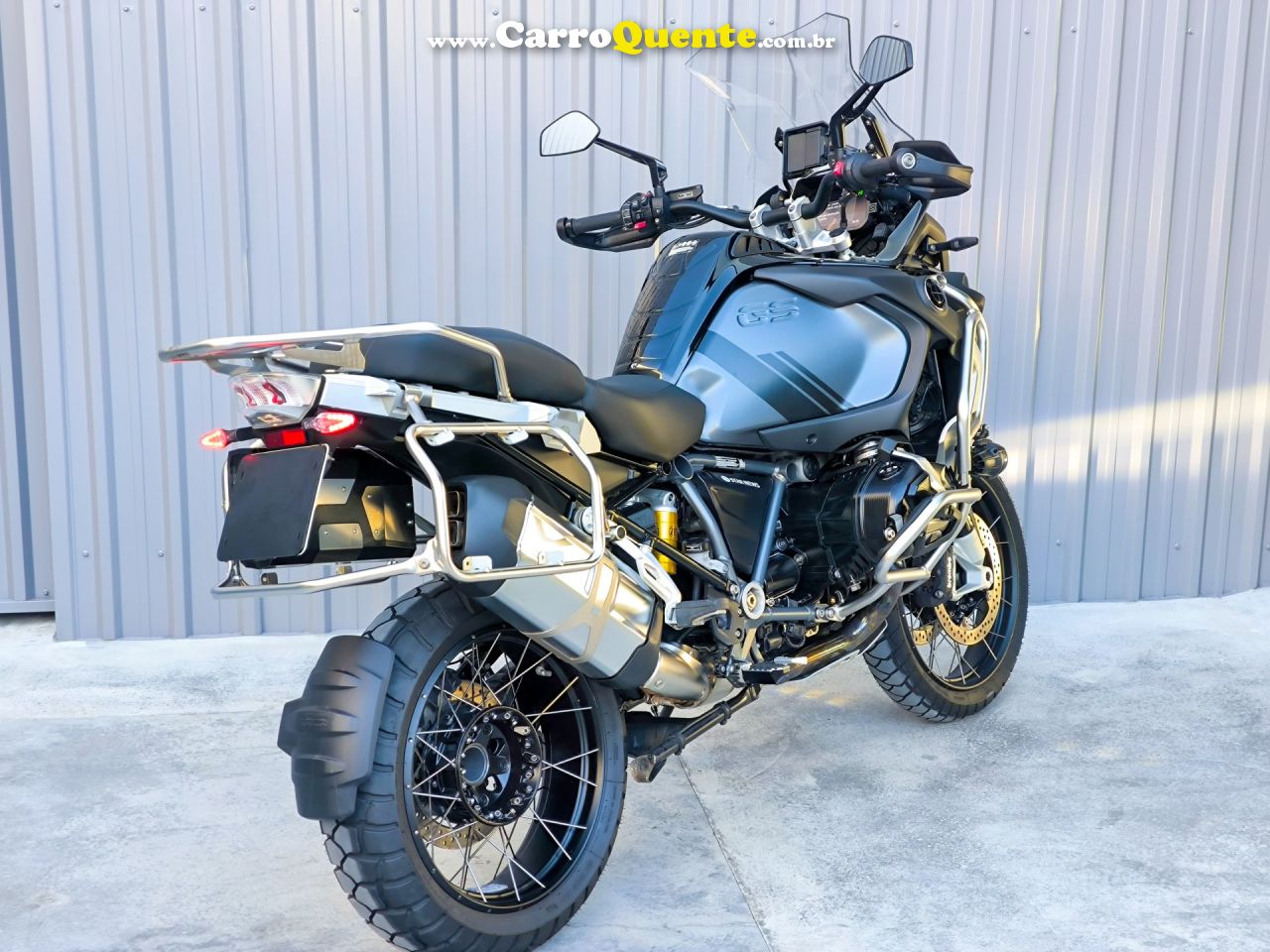 BMW   BMW R1250 GS ADVENTURE TRIPLE BLACK 719   PRETO 2024 1250 GASOLINA - Loja